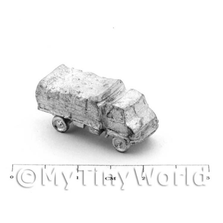 Dolls House Miniature Unpainted Metal Light Lorry