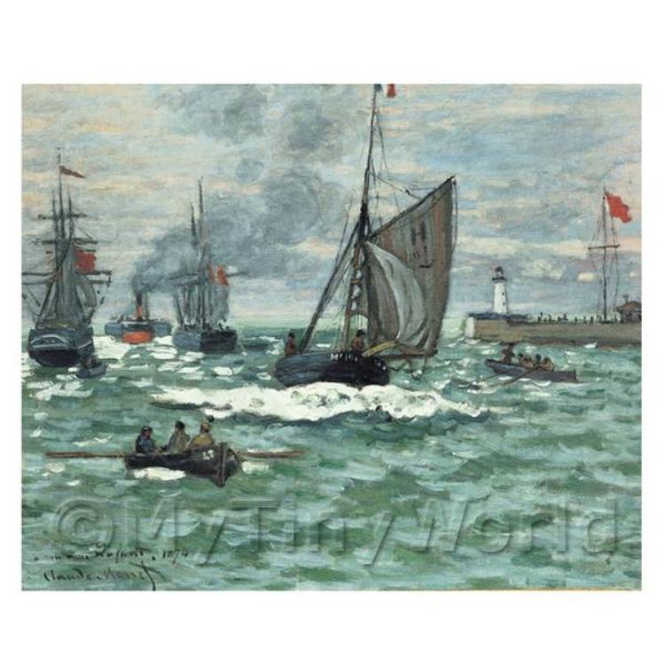 Claude Monet Painting - Entrance to the Port Of Honfleur