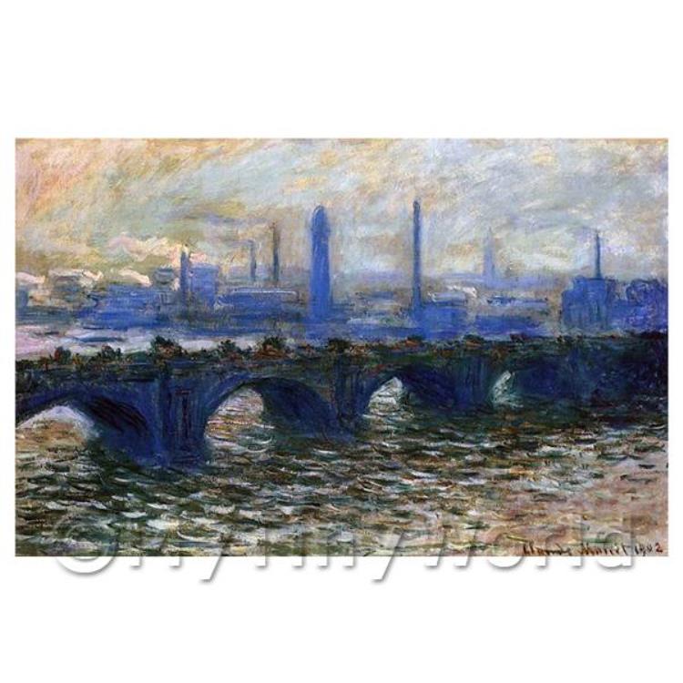 Claude Monet Painting - Waterloo Bridge
