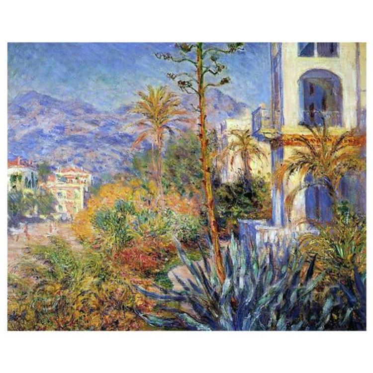 Claude Monet Painting - Villas At Bordighera