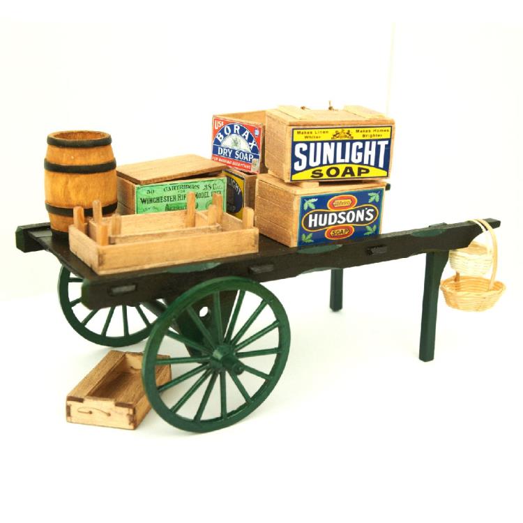 Old Style Cart with a selection of our handmade boxes