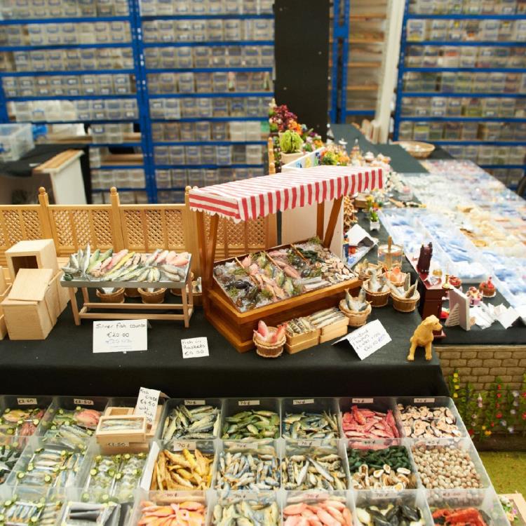 MyTinyWorld Dolls House Miniatures Display Fish Section